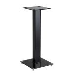 Brateck BS-03M  23.6" Aluminium/Glass Floor Standing BookShelf Speaker Stands.TemperedGlassBasewithFloor Spikes for Stability. Max weight 10Kgs. 250x250mm Glass Top Plate. 600mm High. Sold as a Pair.