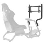 LUMI LRS02-SR01 Single Monitor Mount for LRS02-BS Stand Designed for Racing Simulator Cockpit, 2 Height Settings, Anti-Theft Locking Hole, Weight Capacity up to 30KG, Cockpit Seat NOT INCLUDED