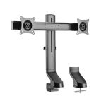 Brateck LDT21-C02 17"-27" Dual LCD Desk Mount. Sit/Stand workstation Compatible. Tilt/Swivel: - +10. Screen ro