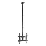 Brateck PLB-CE1044-01 32"-70" Telescopic Heavy Duty Tilt Ceiling Mount Bracket. Supports up to 50Kgs,DetachableVESA Plate, Cable Management, Adjustable Ceiling Plate. Extension 707-1577mm. Max VESA 400x400