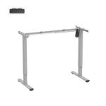 Brateck S11-22RE-R  Eco Eronomic Office Electric Sit-Stand DeskwithSingleMotor.DesktopIncluded,Width1200 x600mm, Height Range 730-1210mm, Weight Cap 40Kgs, 3 memory Settings Black Legs with Rustic Top.