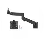 Colebrook Bosson Saunders Lima Single Arm Only - Without Stand - For Lima Dual Monitor Stand Setting - Black, Tilt +80/-10 degrees, Max Load 6.5kg, - VESA 75 & 100mm, - Quick release removable VESA mounting plates