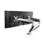 FlexiSpot Premium D7D 10"-30" Dual Monitor Aluminum Mount Ergonomic Swivel Arm, VESA 75 & 100mm, Loading Capacity 2-9 KG Per Arm, 10 Years Warranty Dual Monitor Desk Mount Bracket Desktop Stand