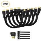 Huanuo HN-HC06-5 HDMI Cable - 5 Piece Set High Speed