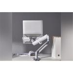 KONIC Universal Aluminium Notebook Holder Only - accessory for Konic Monitor Arm Stand - Silver - Fits for 11.6"-17.3" Laptops