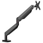 Loctek Premium Mount, 24"-34" Single Ergonomic Gas Spring Monitor Stand - VESA 75 & 100mm - Max Load 6-15KG -Swivel 360deg - Tilt +90 -50deg - Fits For Gaming Monitor - 5 Years Warranty