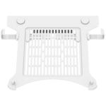 Loctek NCS105 White 10"-17.3" Laptop Holder Tray - Compatible with all LOCTEK Desk Mount (Desk Mount as shown in photos are not included)
