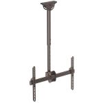 StarTech.com FPCEILPTBSP Ceiling TV Mount for up to 70in TV Steel-Ceiling TV Mount for VESA Mount TVs 37in to 70in (up to 110 lb./50 kg) - For Sloped or Level Ceilings