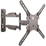 StarTech.com FPWARTB1M Full Motion TV Wall Mount - 32-55 inch (35kg/77lb) VESA Displays - Low Profile Universal Flat Screen TV Wall Mount - Heavy Duty Adjustable Tilt/Swivel Articulating Arm Bracket