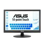 ASUS VT168HR 15.6" Touch Monitor 1366x768 - 10 Point Touch - HDMI - VGA - Flicker Free - Tilt Adjustable - 75x75 VESA
