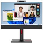 Lenovo ThinkCentre TIO24 Gen5T 24" FHD Touch Monitor 1920x1080 - DisplayPort - USB - Camera - Microphone - Speaker - Height / Pivot / Swivel / Tilt Adjustable