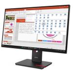 Lenovo ThinkVision T27i-40 27" FHD Business Monitor 1920x1080 - IPS Panel - DisplayPort - HDMI - VGA - USB Hub - Height Adjustable - 100x100 VESA