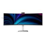 Philips 49B2U6903CH 49" Curved Ultrawide USB-C Docking Monitor with Thunderbolt4 and Webcam - 5120x1440 ,  HDR400 , HDMI+DP + Thunderbolt4 input 100W , TB4 Out ,  RJ45 2.5G ,  USB 3.0 Hub , Speaker , Height adjustable