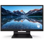 Philips 242B9T/75 24" FHD Touch Screen 1920x1080 - DisplayPort - HDMI - DVI - VGA - USB - 10 Point Touch - IP54 Water & Dust Resistant - Z Type SmartStand - Height / Tilt Adjustable -