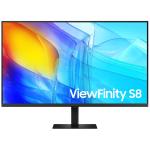 Samsung ViewFinity S80UD 37" 4K UHD Business Monitor 3840x2160 - HDMI - DisplayPort - USB 3.0 Hub - Height Adjustable Ergonomic Stand - 100x100 VESA