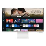 Samsung M8 32" UHD 4K Smart Monitor with Smart TV Experience and Iconic Slim Design - White