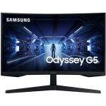 Samsung Odyssey G5 27" QHD 144Hz Curved Gaming Monitor 2550x1440 - 1ms - DisplayPort - HDMI - AMD FreeSync Premium - Flicker Free - 1000R - HDR10 - Tilt Adjustable