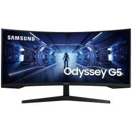Samsung Odyssey G5 34" Ultrawide QHD 165Hz Curved Gaming Monitor 3440x1440 - 1ms - DisplayPort - HDMI - AMD FreeSync Premium - 1000R - Tilt Adjustable - 75x75 VESA