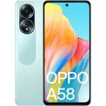 OPPO A58 (2023) Dual SIM Smartphone - 6GB+128GB - Dazzling Green 6.72 FHD+ Display - Helio G85 Chipset - Dual Stereo Speakers - 33W SuperVOOC Fast Charging - 5000mAh Battery - 2 Years Warranty