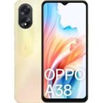 OPPO A38 (2023) Dual SIM Smartphone - 4GB+128GB - Glowing Gold 6.5" 90Hz Display - 50MP Dual Cameras - NFC - 33W SuperVOOC Flash Chargeing Compatible - 2 Years Warranty
