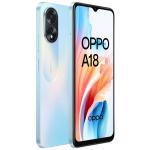 OPPO A18 Dual SIM Smartphone 4GB+128GB - Glowing Blue 6.56" HD+ Display - MediaTek Helio G85 Chipset - 5000mAh Battery - 2 Year Warranty
