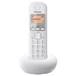 Panasonic KX-TGB210NZW Cordless Landline Telephone - White - 1.4" LCD Display, 50 Name & Number Phone Book