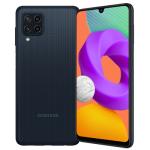 Samsung Galaxy M22 (2021) Dual SIM Smartphone - 6GB+128GB - Black (Box Damaged / Device Brand New Condition) - 90Hz AMOLED Display - 48MP Quad Camera - 5000mAh Battery - 2 Year Warranty