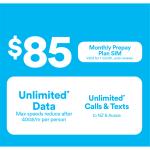 2degrees $85 Carryover Combo Prepay SIM card - 40GB Full speed data then Unlimited data at up to 1mbps^ / Unlimited Calls (NZ+AU) / Unlimited Tex