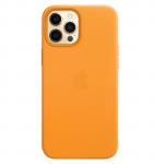 Apple iPhone 12 Pro Max (6.7") Leather Case with MagSafe - California Poppy
