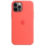 Apple iPhone 12 / 12 Pro (6.1") Silicone Case with MagSafe - Pink Citrus