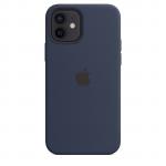 Apple iPhone 12 / 12 Pro (6.1") Silicone Case with MagSafe - Deep Navy