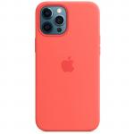 Apple iPhone 12 Pro Max (6.7") Silicone Case with MagSafe - Pink Citrus