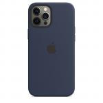 Apple iPhone 12 Pro Max (6.7") Silicone Case with MagSafe - Deep Navy