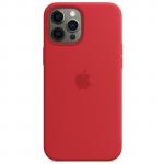 Apple iPhone 12 Pro Max (6.7") Silicone Case with MagSafe - (PRODUCT)RED