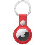 Apple AirTag Leather Key Ring - RED