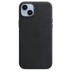 Apple iPhone 14 Plus Leather Case with MagSafe - Midnight, Made with High Quality & Supple Leather