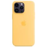 Apple iPhone 14 Pro Max Silicone Case with MagSafe - Sunglow Soft Touch Finish