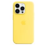 Apple iPhone 14 Pro Silicone Case with MagSafe - Canary Yellow, Silky, Soft-touch finish