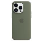 Apple iPhone 14 Pro Silicone Case with MagSafe - Olive, Soft-touch finish