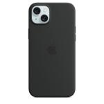 Apple iPhone 15 Plus Silicone Case with MagSafe - Black Soft Touch Finish