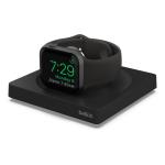 Belkin Apple Watch Portable Fast Charger -Black Compact & Travel Ready Design, Charge while lying flat or in Nightstand mode, up to 33% faster charging to your Apple Watch Series 7/8 & Ultra