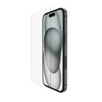 Belkin iPhone 15 / 14 Pro ScreenForce Tempered Glass Treated Screen Protector Engineered from high-quality Japanese glass to absorb impact and prevent scratches.0.33mm thin