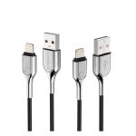 Cygnett CY2669PCCAL Armored Lightning to USB-A Cable 1M - Black