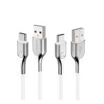 Cygnett CY2697PCUSA Armored 2.0 USB-C to USB-A Cable (3A/60W ) 1M - White