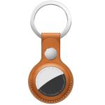 PU leather Key Ring for AirTag - Brown