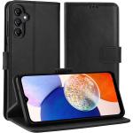 Galaxy A25 5G (2024) Flip Wallet Case - Black 3 Card Slots - Cash Compartment - Magnetic Clip