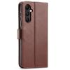 Galaxy S23 FE 5G (2023) Flip Wallet Case - Brown 3 Card Slots - Cash Compartment - Magnetic Clip Galaxy S23 FE 5G (2023) Flip Wallet Case - Brown 3 Card Slots - Cash Compartment - Magnetic Clip