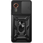 Galaxy Xcover 7 5G Rugged Kickstand Case - Black with Camera Cover Protection