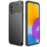 Galaxy Xcover 6 Pro (2022) Carbon Fibre Rugged Case - Black Ultra Slim - Anti-Stretch - Soft TPU Protective Shell Cover