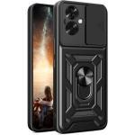 Oneplus Nord N30 SE Rugged Kickstand Case - Black with Camera Cover Protection